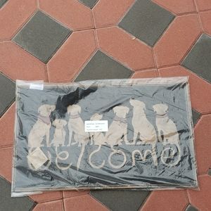 Dog Lover Rubber Welcome Mat